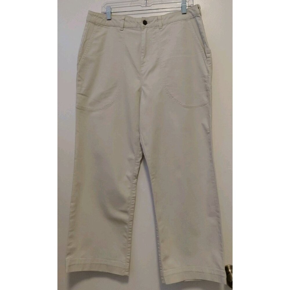 Patagonia Stand Up Pants Women’s Size 14 Ivory Organic Cotton
